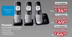 AUVA Panasonic Dect KX-TG6851NLB PAKXTG685 aanbieding