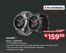 AUVA Amazfit Balance AZW2286GL aanbieding