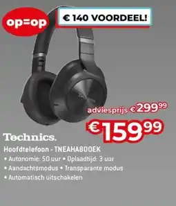 AUVA Technics Hoofdtelefoon TNEAHA800EK aanbieding