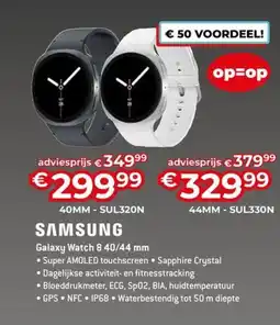 AUVA Samsung Galaxy Watch 8 40/44 mm aanbieding