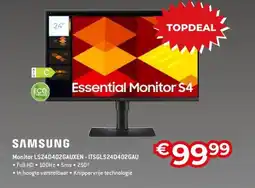 AUVA Samsung Monitor LS24D402GAUXEN ITSGLS24D402GAU aanbieding