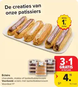 Carrefour Market Eclairs aanbieding