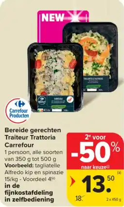 Carrefour Market Bereide gerechten traiteur trattoria carrefour aanbieding