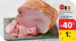 Carrefour Market Gerookte beenham van varken van weleer breydel aanbieding