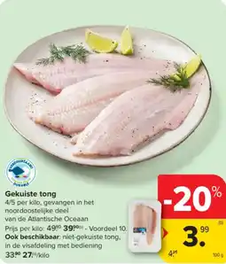 Carrefour Market Gekuiste tong aanbieding