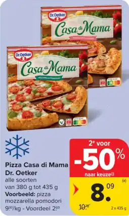 Carrefour Market Pizza Casa di Mama Dr. Oetker aanbieding