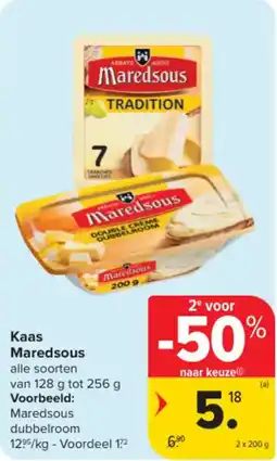 Carrefour Market Kaas Maredsous aanbieding