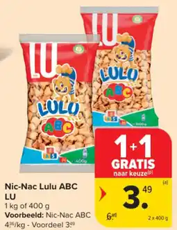 Carrefour Market Nic-Nac Lulu ABC LU aanbieding