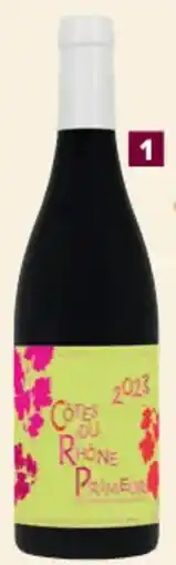 Carrefour Market Côtes du Rhône Primeur Rood aanbieding