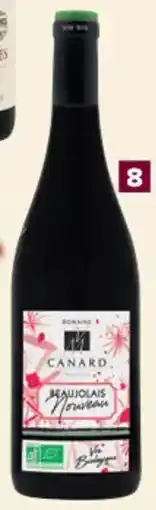 Carrefour Market Beaujolais Nouveau bio Domaine Canard aanbieding