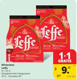 Carrefour Market Winterbier Leffe aanbieding