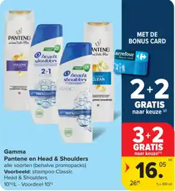 Carrefour Market Gamma Pantene en Head & Shoulders aanbieding