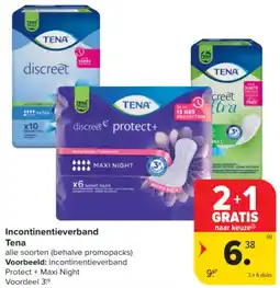 Carrefour Market Incontinentieverband Tena aanbieding