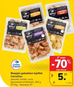 Carrefour Market Reepjes gebakken kipfilet Carrefour aanbieding