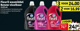 Kruidvat Fleuril wasmiddel Renew vloeibaar aanbieding