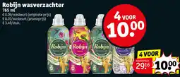 Kruidvat Robijn wasverzachter aanbieding