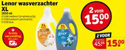Kruidvat Lenor wasverzachter XL aanbieding