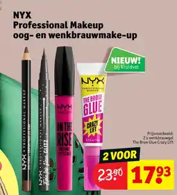 Kruidvat NYX Professional Makeup oog- en wenkbrauwmake-up aanbieding