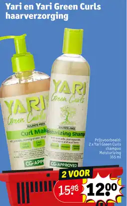 Kruidvat Yari en Yari Green Curls haarverzorging aanbieding