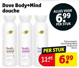 Kruidvat Dove Body+Mind douche aanbieding