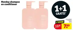 Kruidvat Monday shampoo en conditioner aanbieding