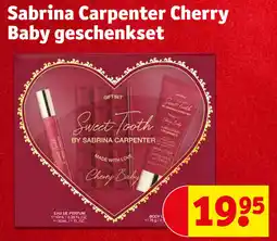Kruidvat Sabrina Carpenter Cherry Baby geschenkset aanbieding