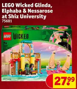 Kruidvat LEGO Wicked Glinda, Elphaba & Nessarose at Shiz University 75681 aanbieding