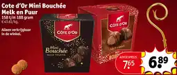 Kruidvat Cote d'Or Mini Bouchée Melk en Puur aanbieding