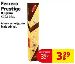 Kruidvat Ferrero Prestige aanbieding