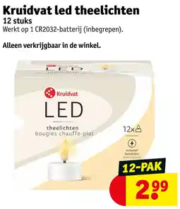 Kruidvat Kruidvat led theelichten aanbieding