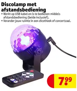 Kruidvat Discolamp met afstandsbediening aanbieding