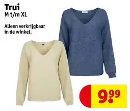 Kruidvat Trui M t/m XL aanbieding