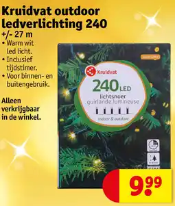 Kruidvat Kruidvat outdoor ledverlichting 240 aanbieding