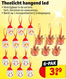 Kruidvat Theelicht hangend led aanbieding