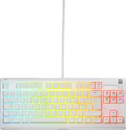 Coolblue SteelSeries Apex 3 TKL Gaming Toetsenbord Azerty Wit aanbieding