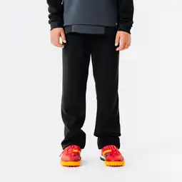 Decathlon Trainingsbroek voor voetbal kinderen ESSENTIAL zwart aanbieding