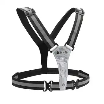 Decathlon IVOL Reflecterend Hardloopvest - Ledverlichting - Zwart aanbieding