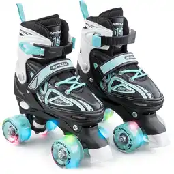 Decathlon Apollo Super Quad LED ABEC7 Verstelbare kinder rolschaatsen aanbieding