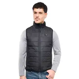 Decathlon Verwarmd winddicht aansluitend vest met geïntegreerde batterij uniseks ESSENTIAL aanbieding