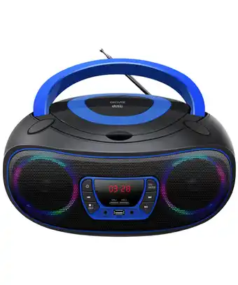 Decathlon Denver Draagbare Radio CD Speler - Bluetooth - Boombox - AUX - FM - TCL212BTB aanbieding