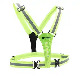 Decathlon Reflecterend Hardloopvest - Ledverlichting - Fluorgeel aanbieding