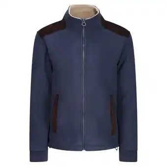 Decathlon Heren fleecevest met volledige rits (Marine) aanbieding