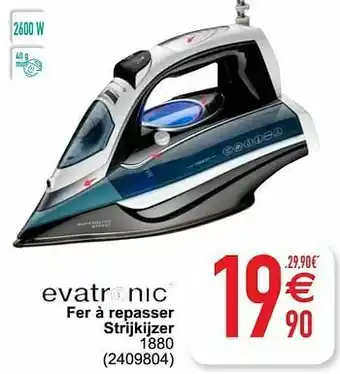 Cora Evatronic fer à repasser strijkijzer 1880 aanbieding