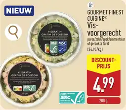 ALDI Gourmet finest cuisine visvoorgerecht aanbieding