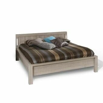 Deba Meubelen Bedframe 180x200 BRUNO - Eik Hout aanbieding