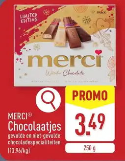 ALDI Merci Chocolaatjes aanbieding