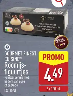 ALDI Gourmet finest cuisine roomijsfiguurtjes aanbieding