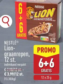 ALDI Nestle Liongraanrepen aanbieding