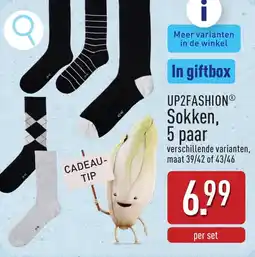ALDI UP2FASHION Sokken aanbieding
