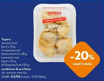Tapero wonton met kip
